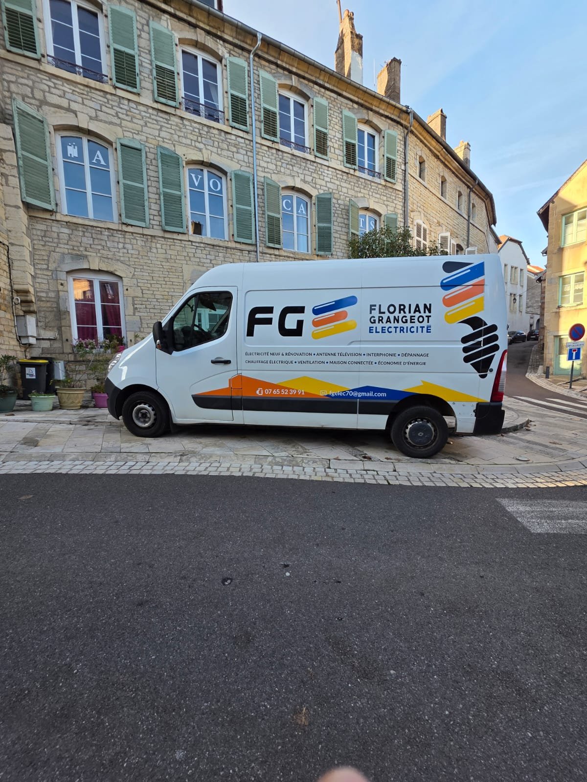 Florian Grangeot au travail